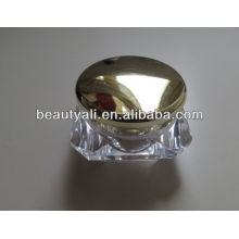 Electroplating Cap Diamond Acrylic Cosmetic Jar